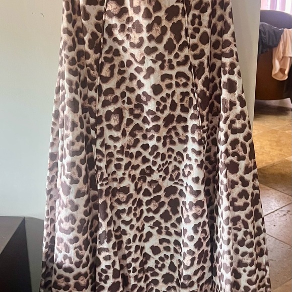 Kivari Strapless Leopard Print Dress - Picture 6 of 8